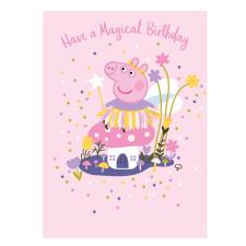 Magical Peppa Pig Birthday Card